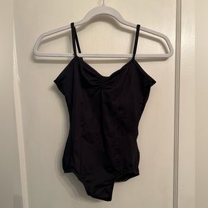 black ballet leotard